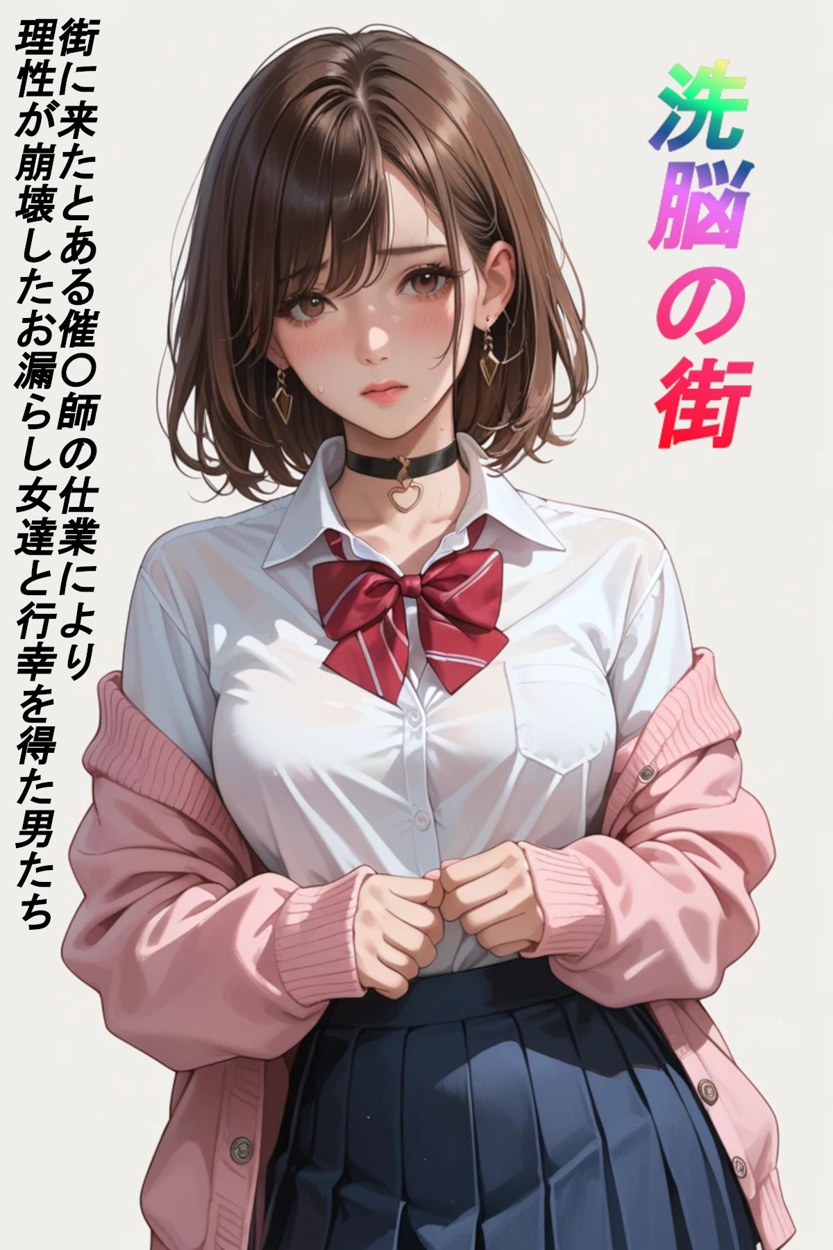 サンプル画像1:洗脳の街 街に来たとある催〇師の仕業により理性が崩壊したお漏らし女達と行幸を得た男たち(不適切なアイツ) [d_512115]