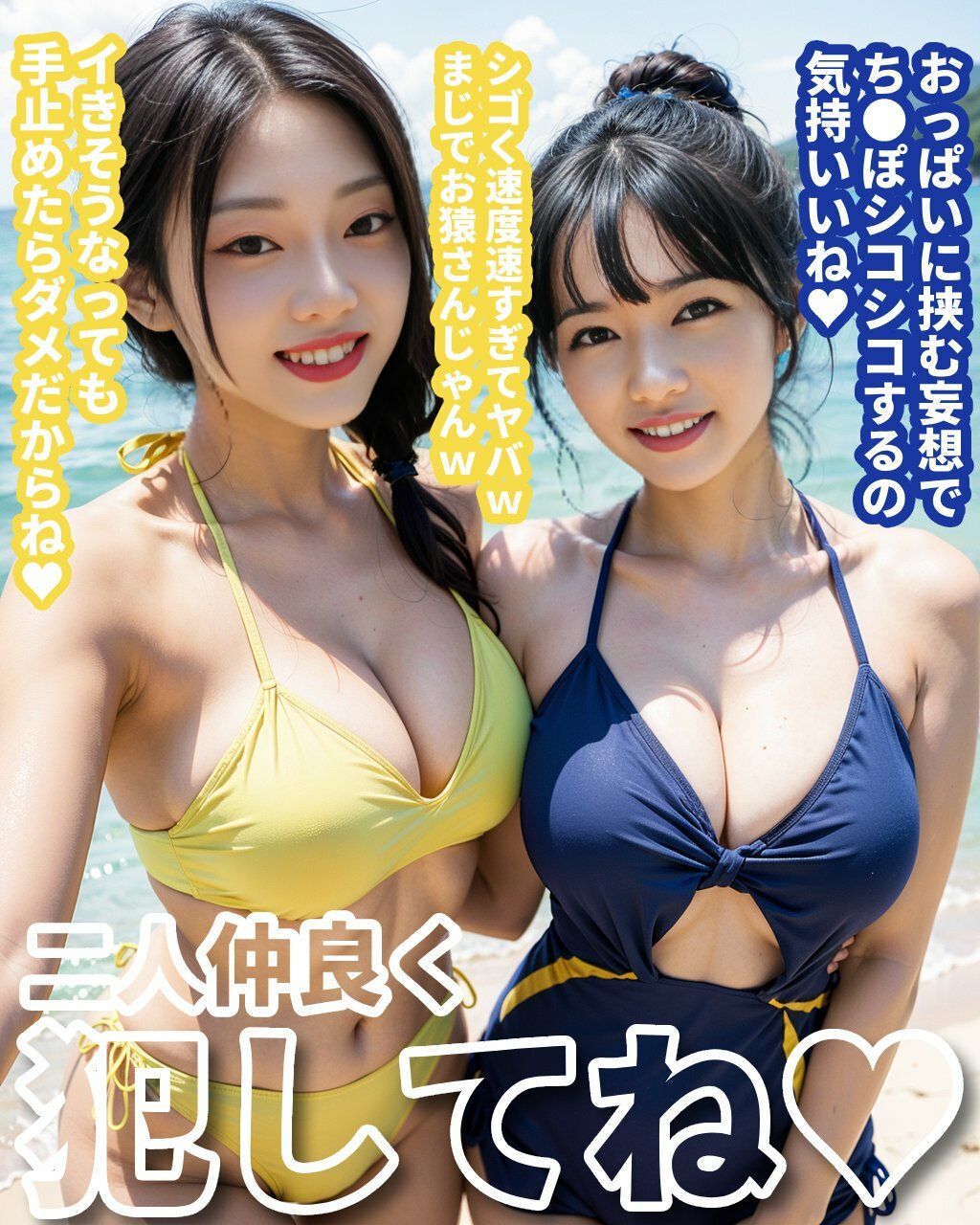 サンプル画像3:ムラムラっとくる生意気女の文字コラ 96枚分(魚知能) [d_512494]