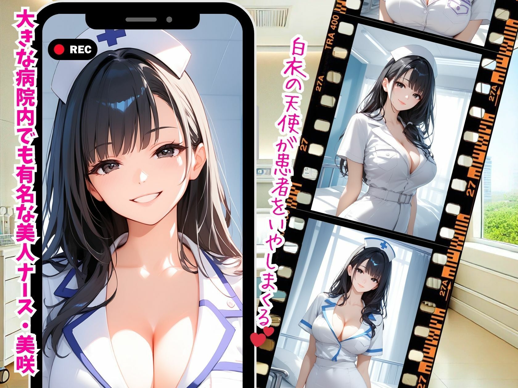 サンプル画像2:ナースのとろける治療患者を狂わせる甘い快楽(推し娘) [d_512567]