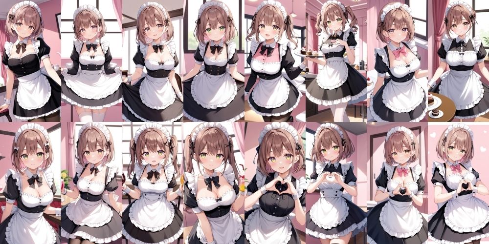 サンプル画像1:ご奉仕メイド喫茶【500枚】(女子高生) [d_512573]