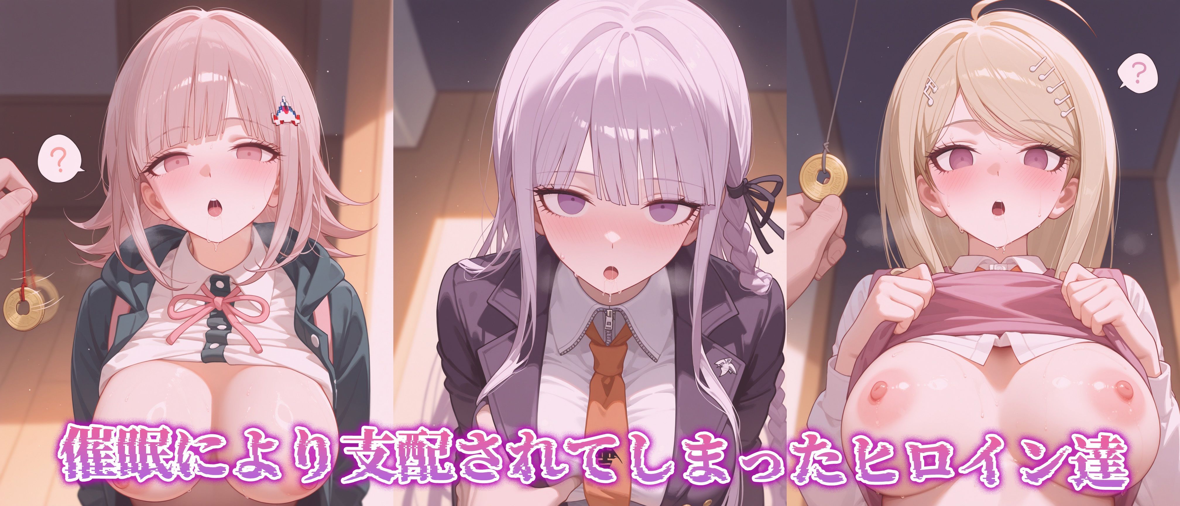 サンプル画像1:【催●性支配】強●淫乱ヒロイン化 ダンガンロンパ編 【霧○響子/七○千秋/赤○楓】(Bergamot) [d_512874]