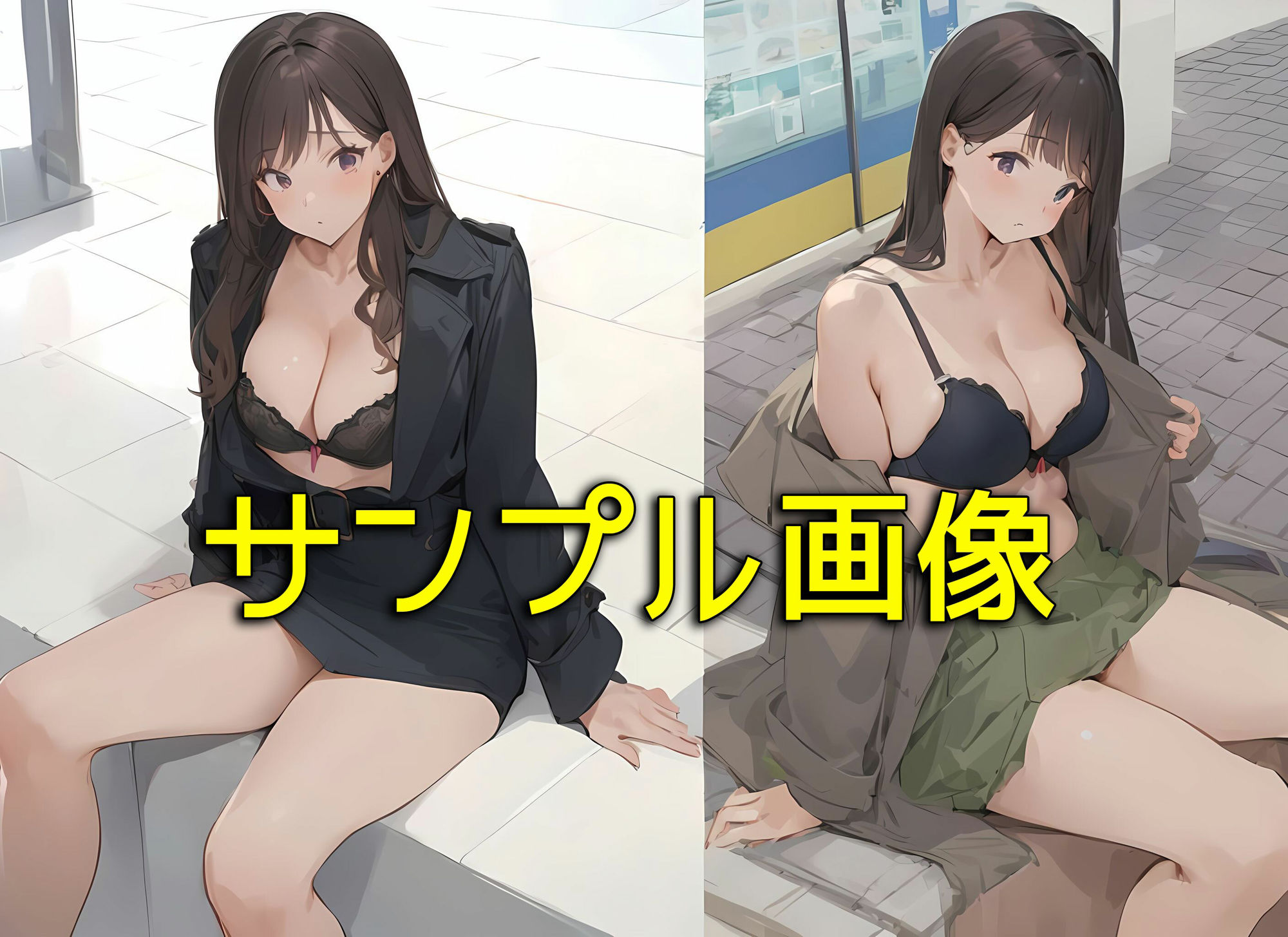 サンプル画像6:僕はコート女子のおっぱいに興味がある(バストで日替わりさん) [d_512920]