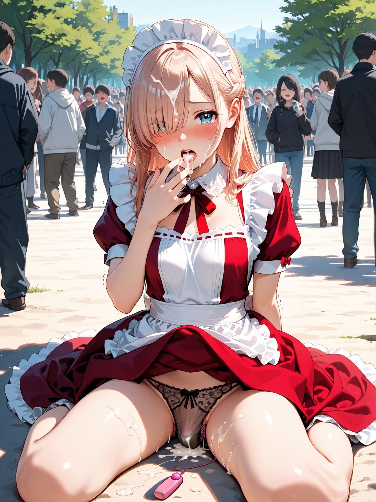 サンプル画像2:バイブIN精子タンク1 〜こいつ俺のです〜(ニッチッチ) [d_512925]