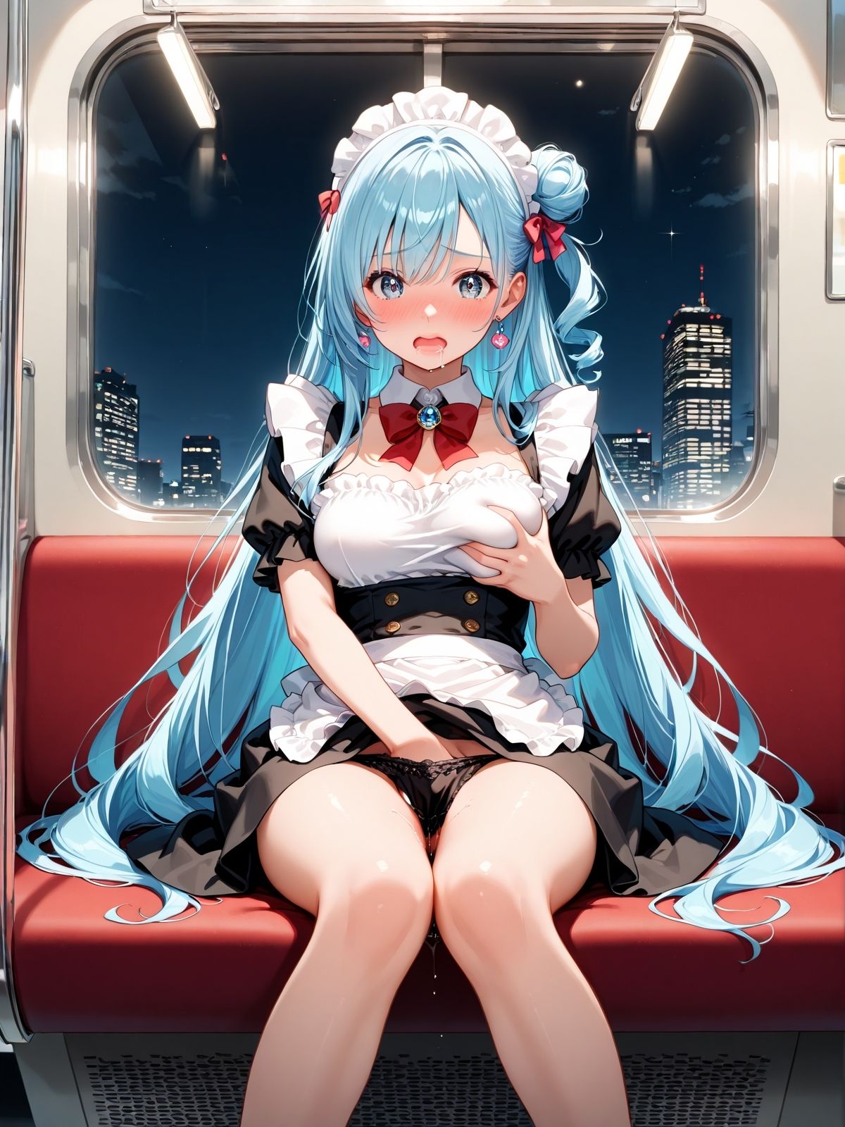 サンプル画像3:見抜きされた！1 〜眼を覚ましたら、僕を見てオナニーしていた〜(ニッチッチ) [d_512935]