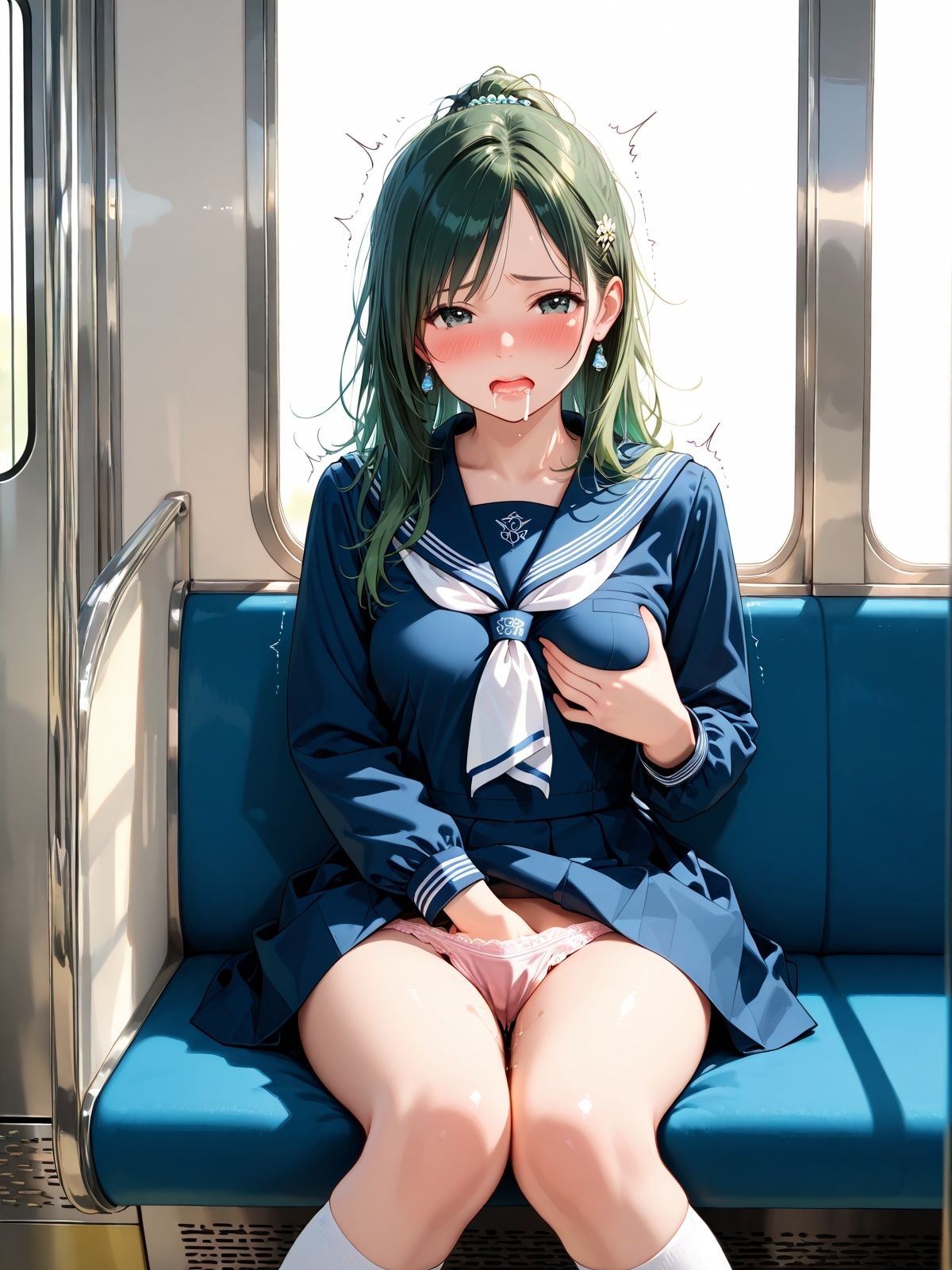 サンプル画像6:見抜きされた！1 〜眼を覚ましたら、僕を見てオナニーしていた〜(ニッチッチ) [d_512935]