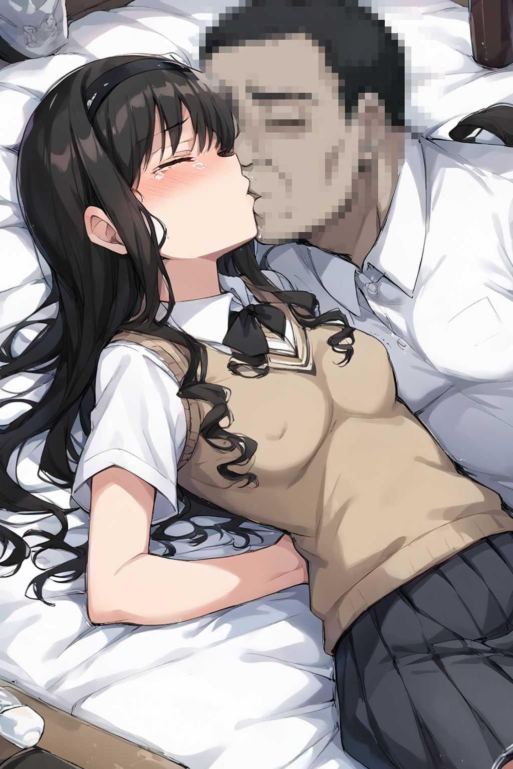 遊び半分で始めたパパ活で出会った男に睡眠薬を盛られ汚部屋にお持ち帰りされた女学生の画像6