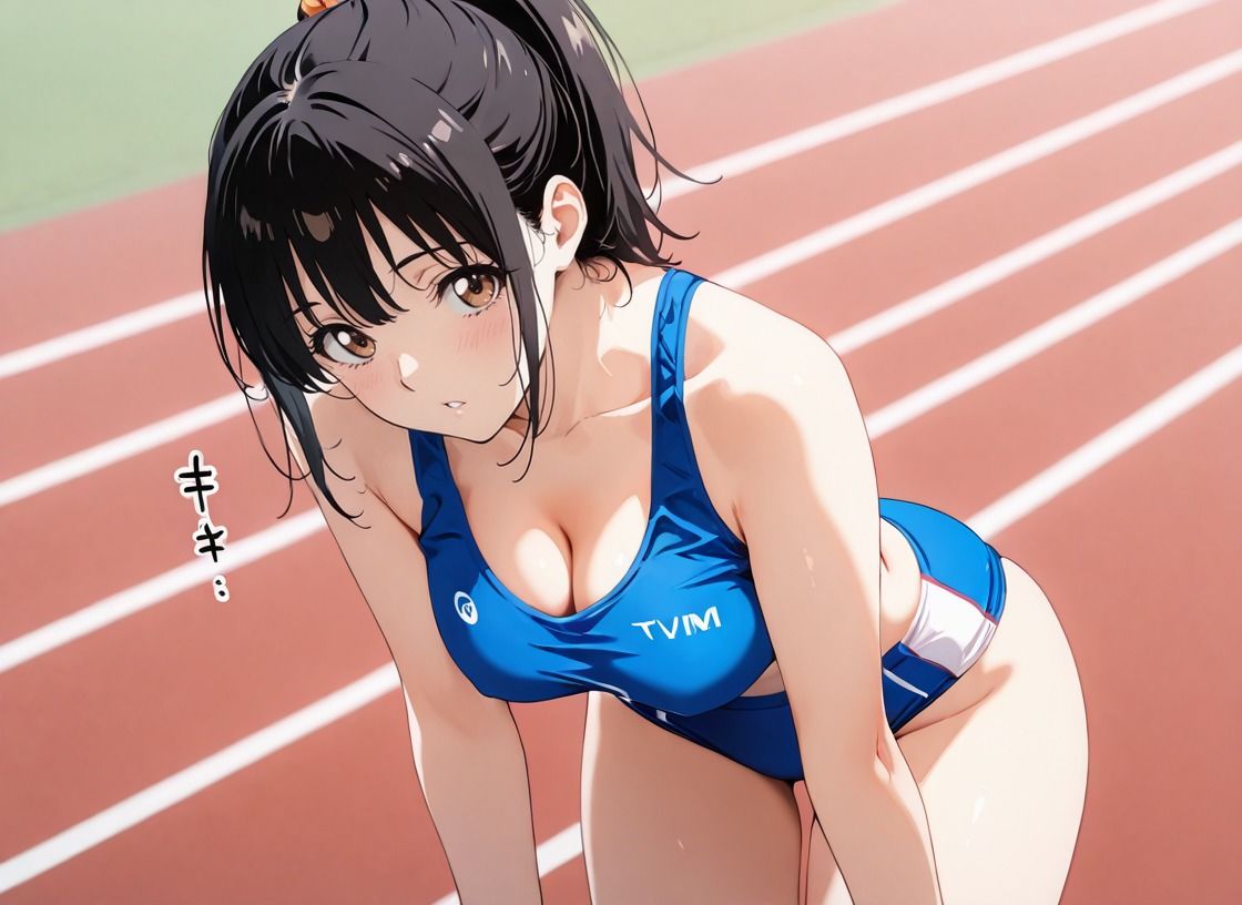 サンプル画像1:陸上女子校生は校内で連続中出し常習犯(おぷてぃまいず) [d_513113]