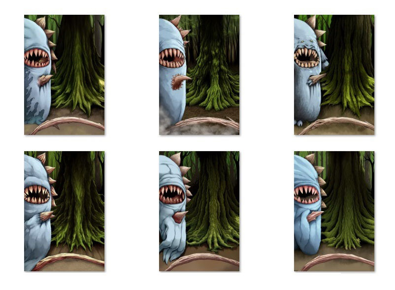 サンプル画像1:グロテスク・モンスター・バック・レ●プ（パラパラ漫画、地獄絵図75枚＋怪物25枚）(MUTANTITS) [d_513136]