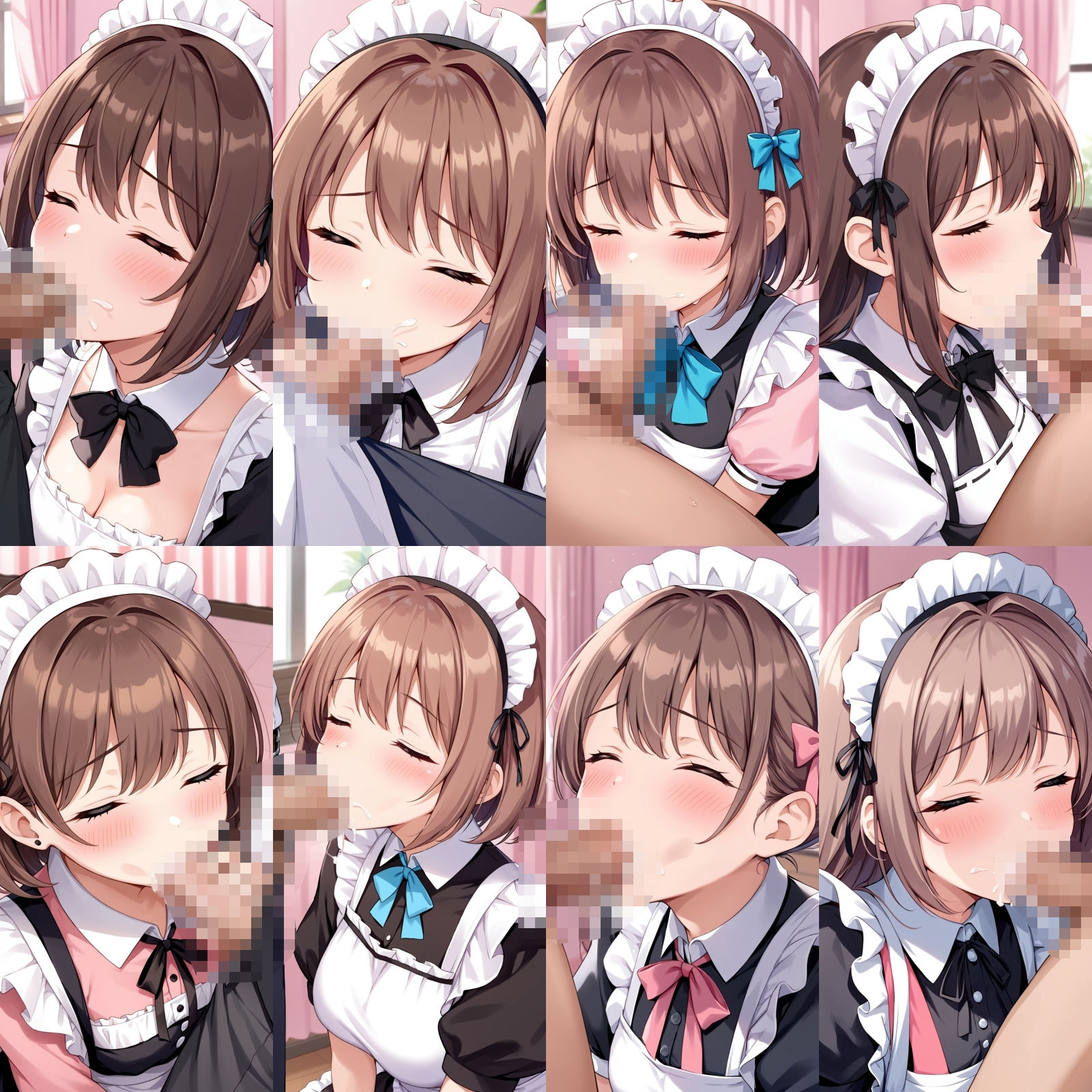 サンプル画像3:ご奉仕メイドのフ〇ラとパンティー【500枚】(女子高生) [d_513177]