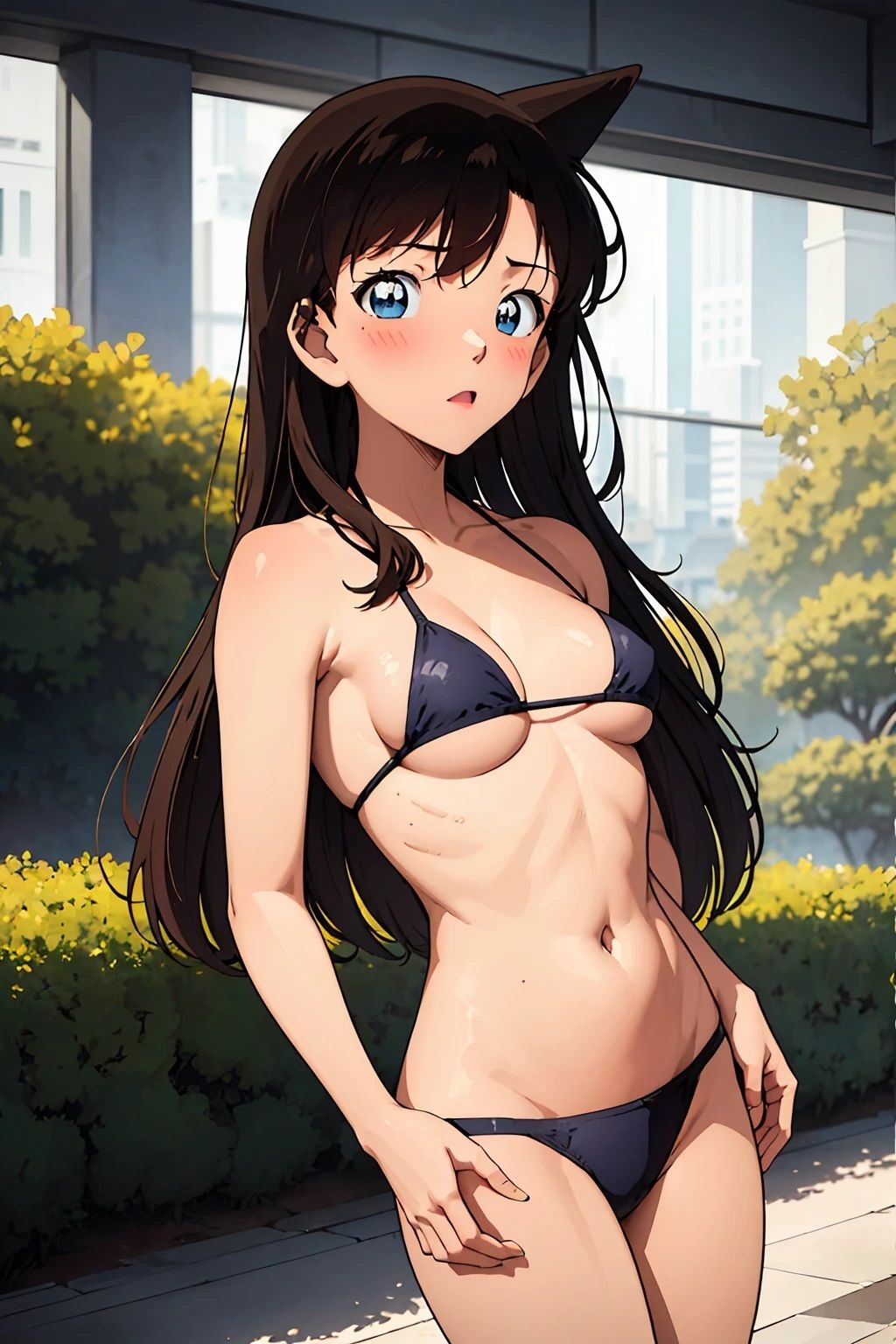 サンプル画像1:毛〇蘭  ネイビービキニとおっぱい（92枚）(きたあかりアート) [d_513254]