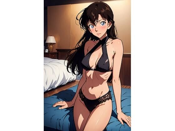毛〇蘭  セクシー黒下着（79枚）