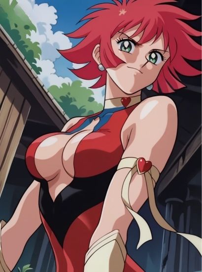 サンプル画像1:キューティーハニーのキューティーハニーから送られてきた自撮り写真(自撮りサークル  イカスミ工房) [d_513352]