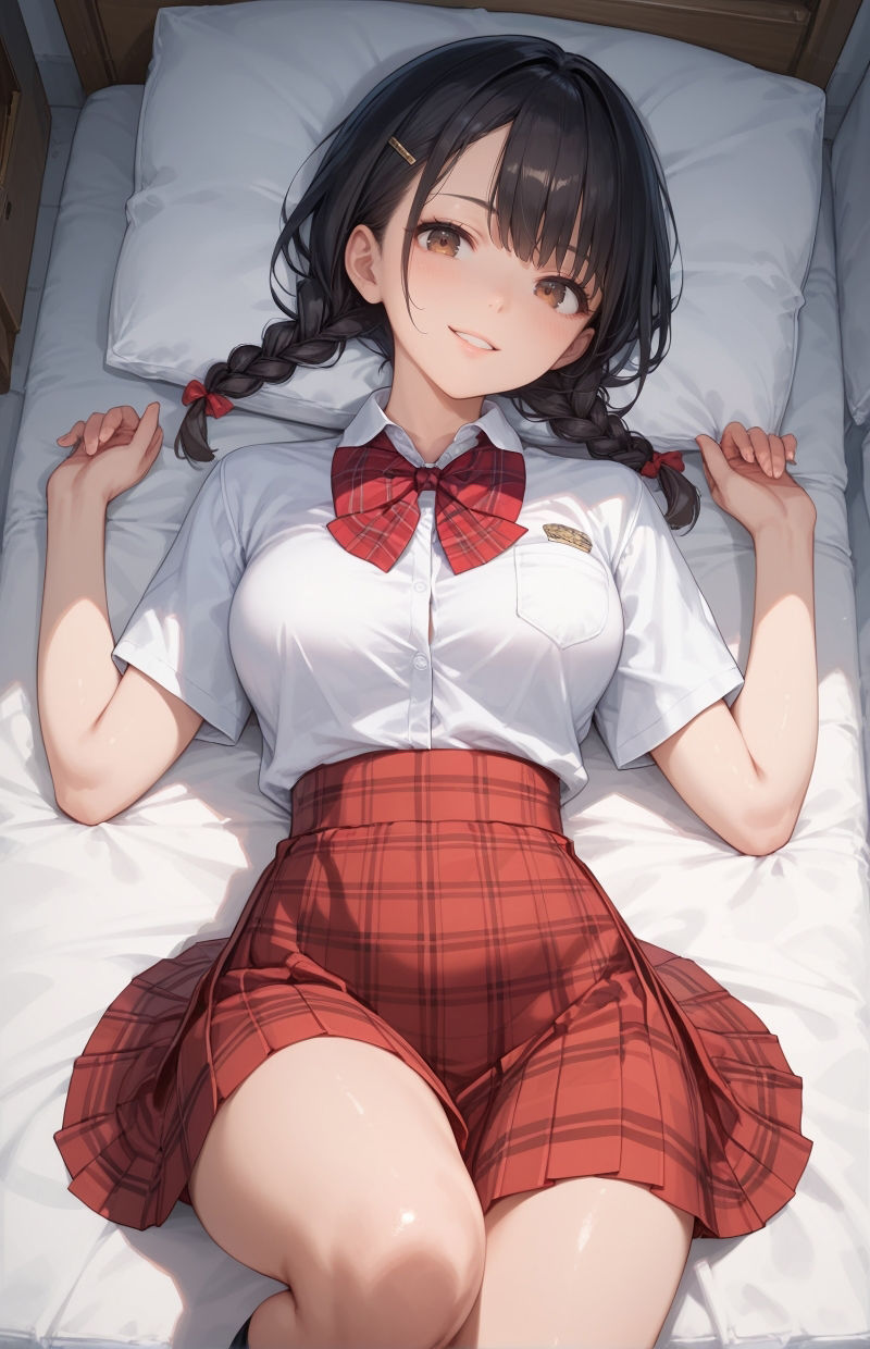 サンプル画像1:グラビア＆裏画像 JKアイドル 遠藤みさ(AIらぼんぬ) [d_513415]