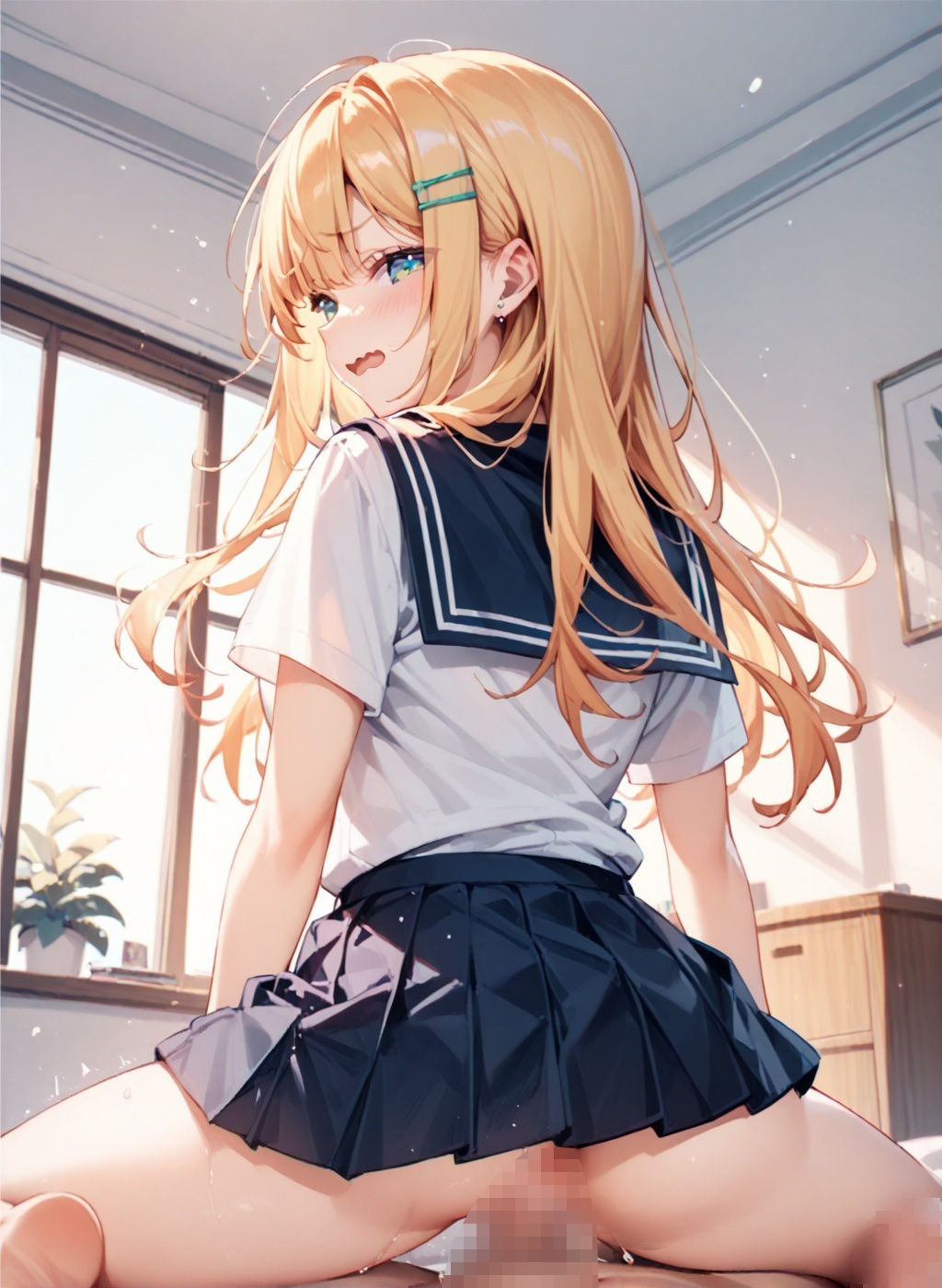 サンプル画像6:ギャルJ〇と清楚なJ〇に囲まれてモテ期到来！  〜2人の『きつきつま〇こ』の味くらべを迫られる！〜(コスメロン) [d_513687]