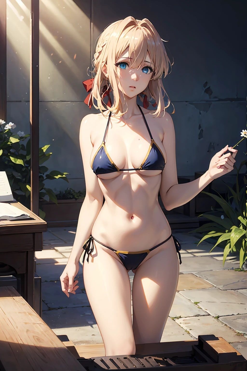 サンプル画像2:ヴァイオ〇ット(きたあかりアート) [d_513786]