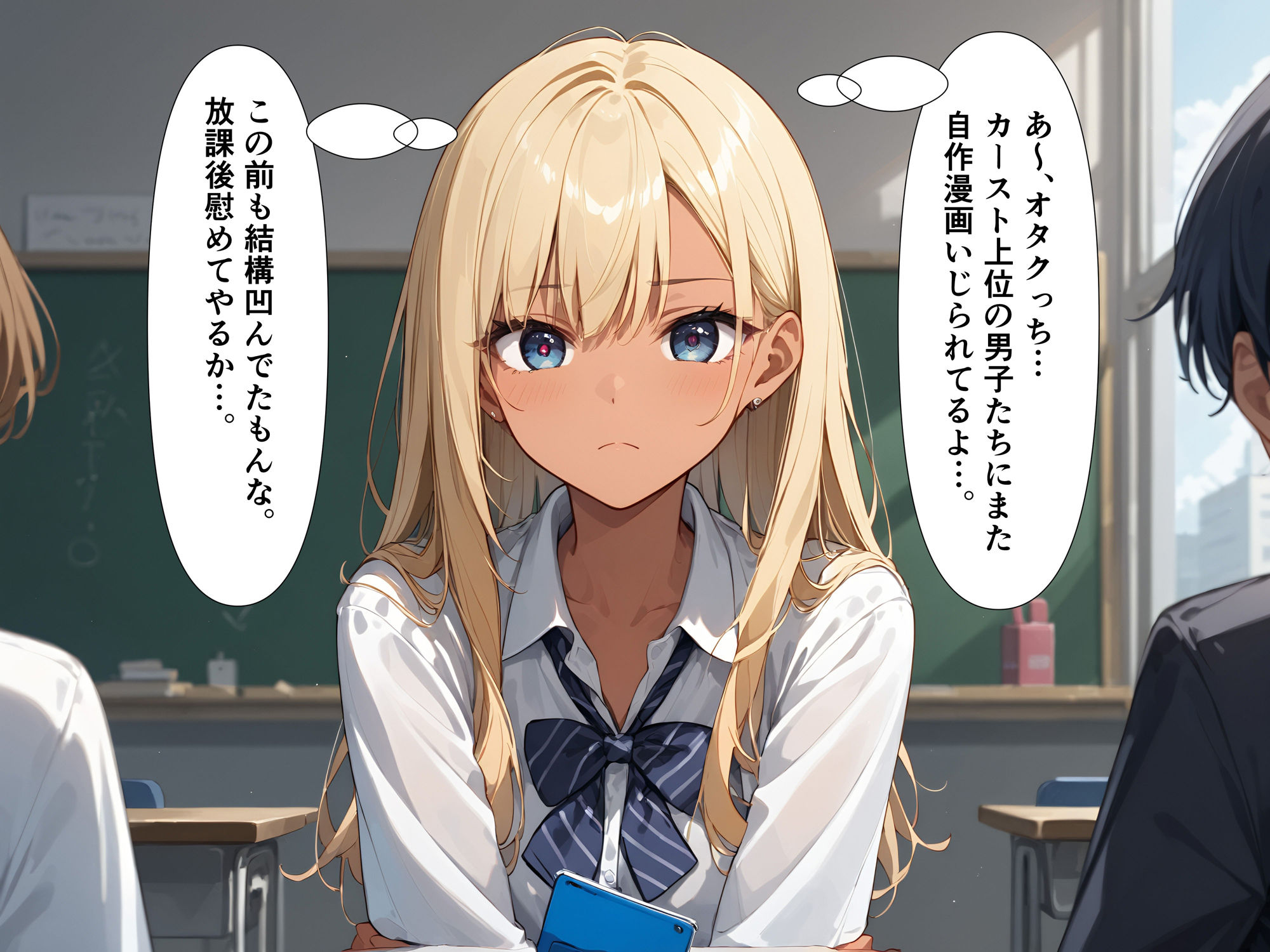 サンプル画像1:『セリフ入有:4K×500枚』性処理特区〜オタクに優しい幼馴染黒ギャル編〜(AOI) [d_513838]