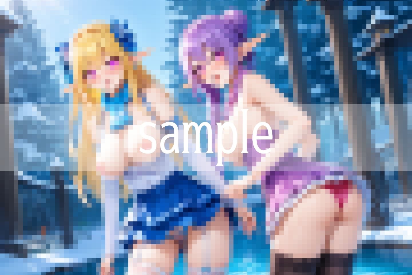 Hな獣人...エルフのミルク飲み放題の村の画像4