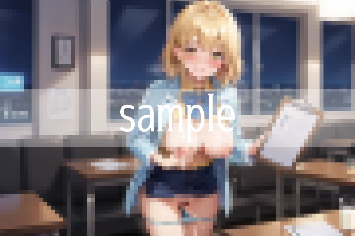 Hな受付嬢...わたしのウェルカムドリンクをどうぞっの画像9