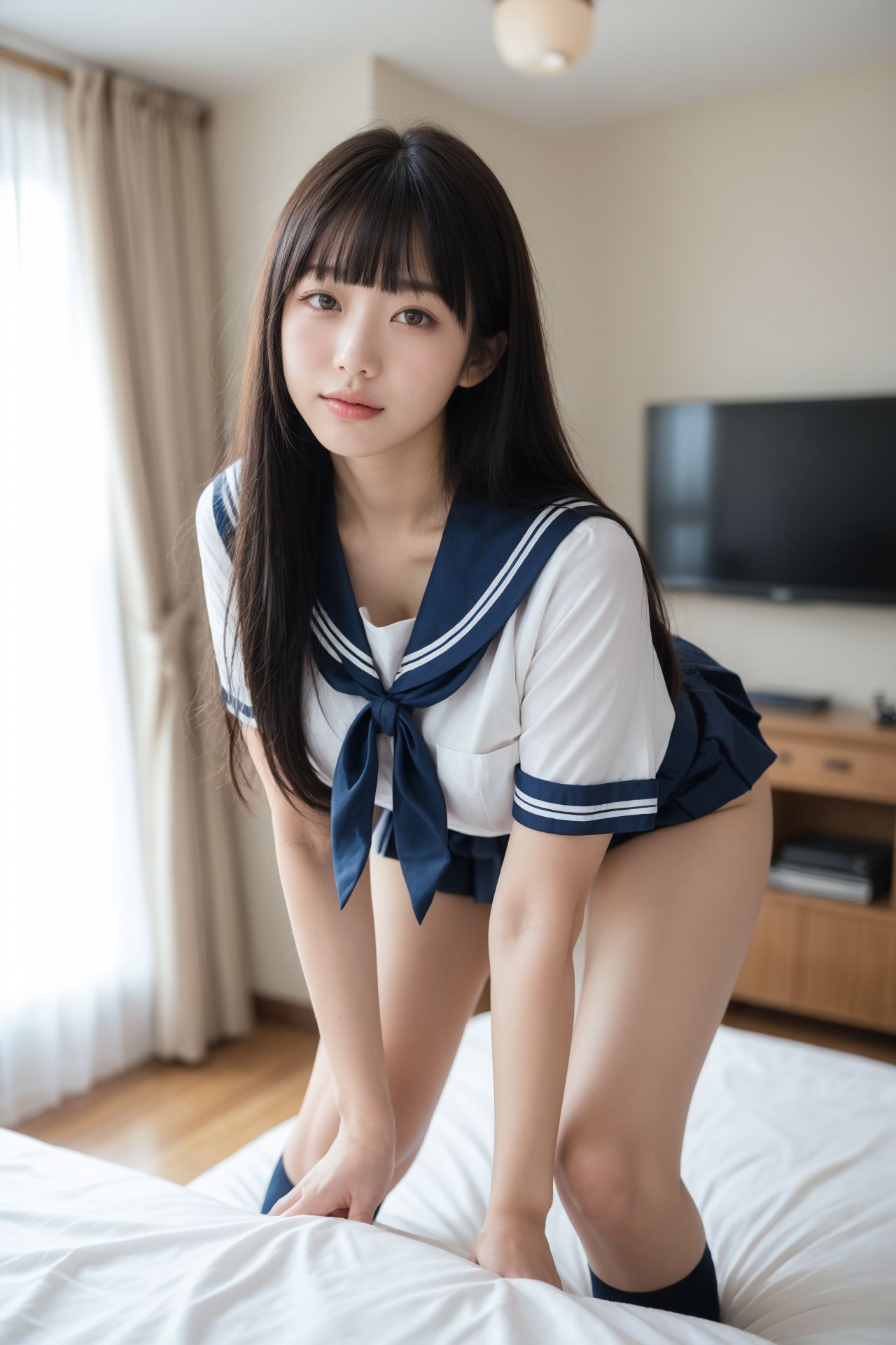 サンプル画像1:pony school uniform05，(miyochinAI) [d_513871]