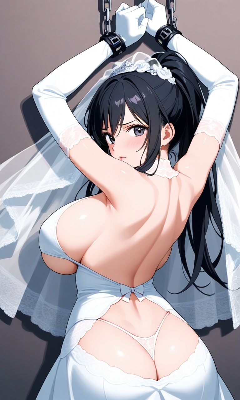 サンプル画像2:【微エロ】フェチコレVol.24吊り上げ拘束されて辱められるウェディングビキニの人妻（黒髪ポニテのみ）【総枚数250枚】(満点星) [d_513891]