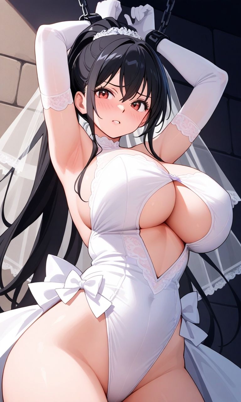 サンプル画像3:【微エロ】フェチコレVol.24吊り上げ拘束されて辱められるウェディングビキニの人妻（黒髪ポニテのみ）【総枚数250枚】(満点星) [d_513891]