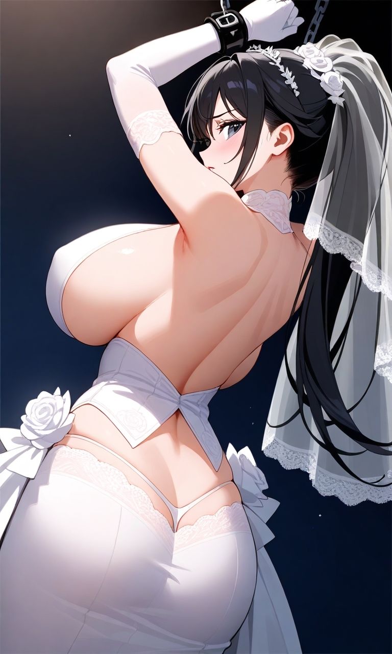 サンプル画像5:【微エロ】フェチコレVol.24吊り上げ拘束されて辱められるウェディングビキニの人妻（黒髪ポニテのみ）【総枚数250枚】(満点星) [d_513891]