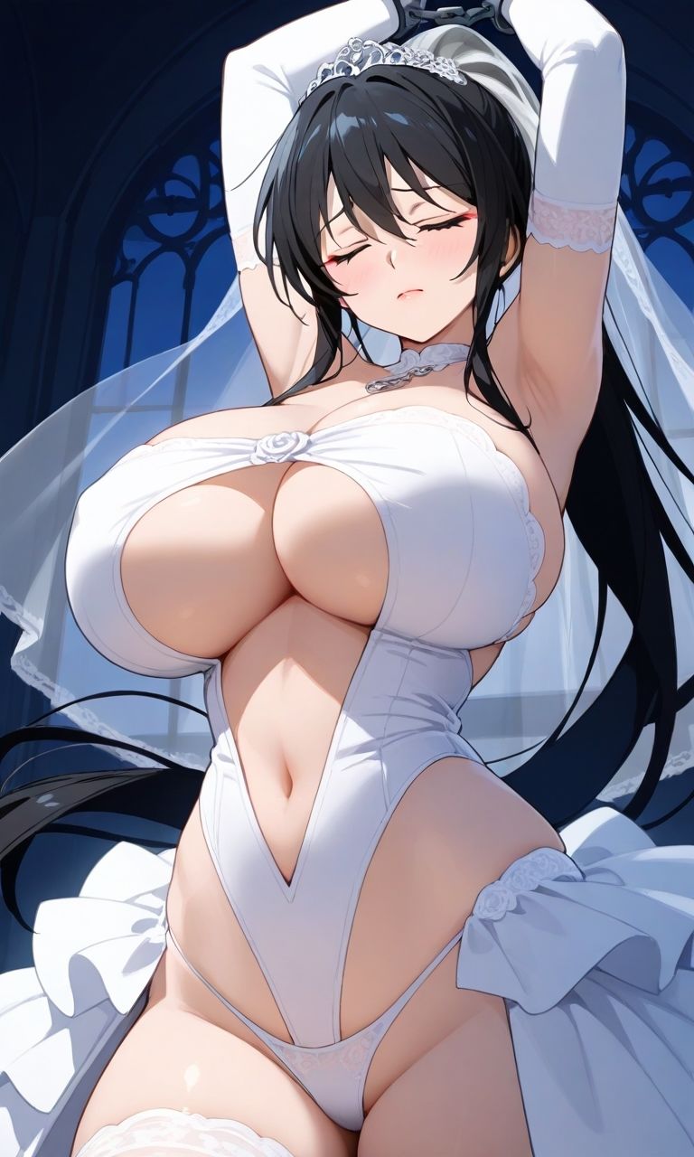 サンプル画像6:【微エロ】フェチコレVol.24吊り上げ拘束されて辱められるウェディングビキニの人妻（黒髪ポニテのみ）【総枚数250枚】(満点星) [d_513891]