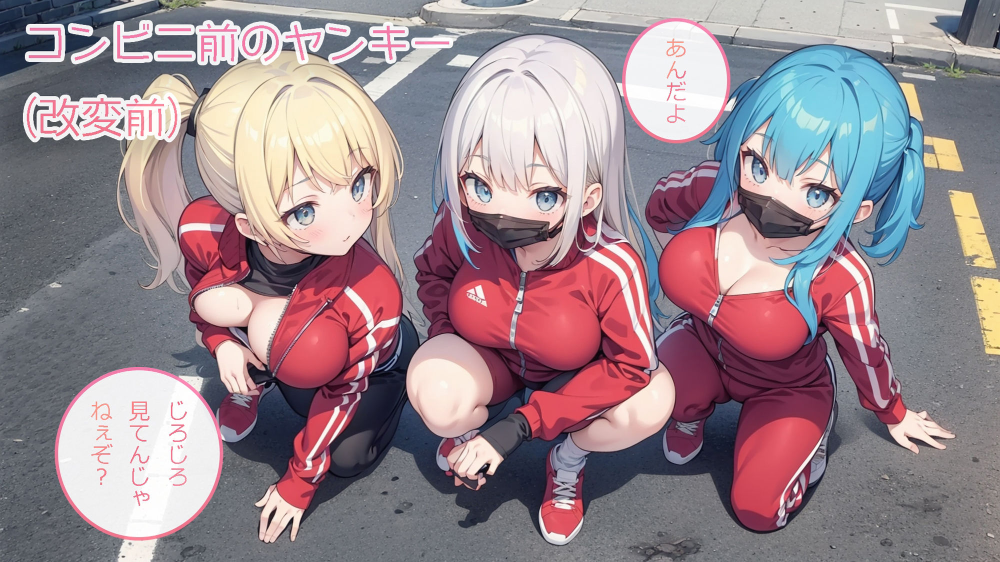 サンプル画像5:常識改変アプリと裸があたりまえの世界(AI.txt) [d_513893]