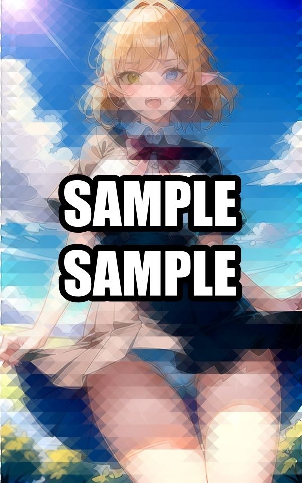 制服姿のエルフさんのサンプル画像 6