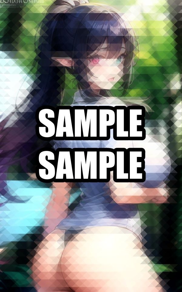 お尻が見えてるエルフさんの画像7
