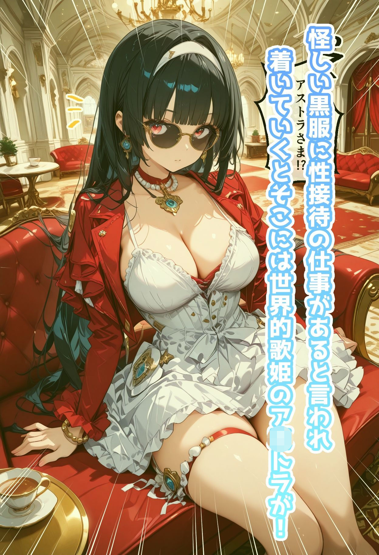 サンプル画像1:アストラのいちばん長い日〜おちんぽ狂いドスケベ淫乱歌姫の性接待〜(わたあめ重工) [d_513988]