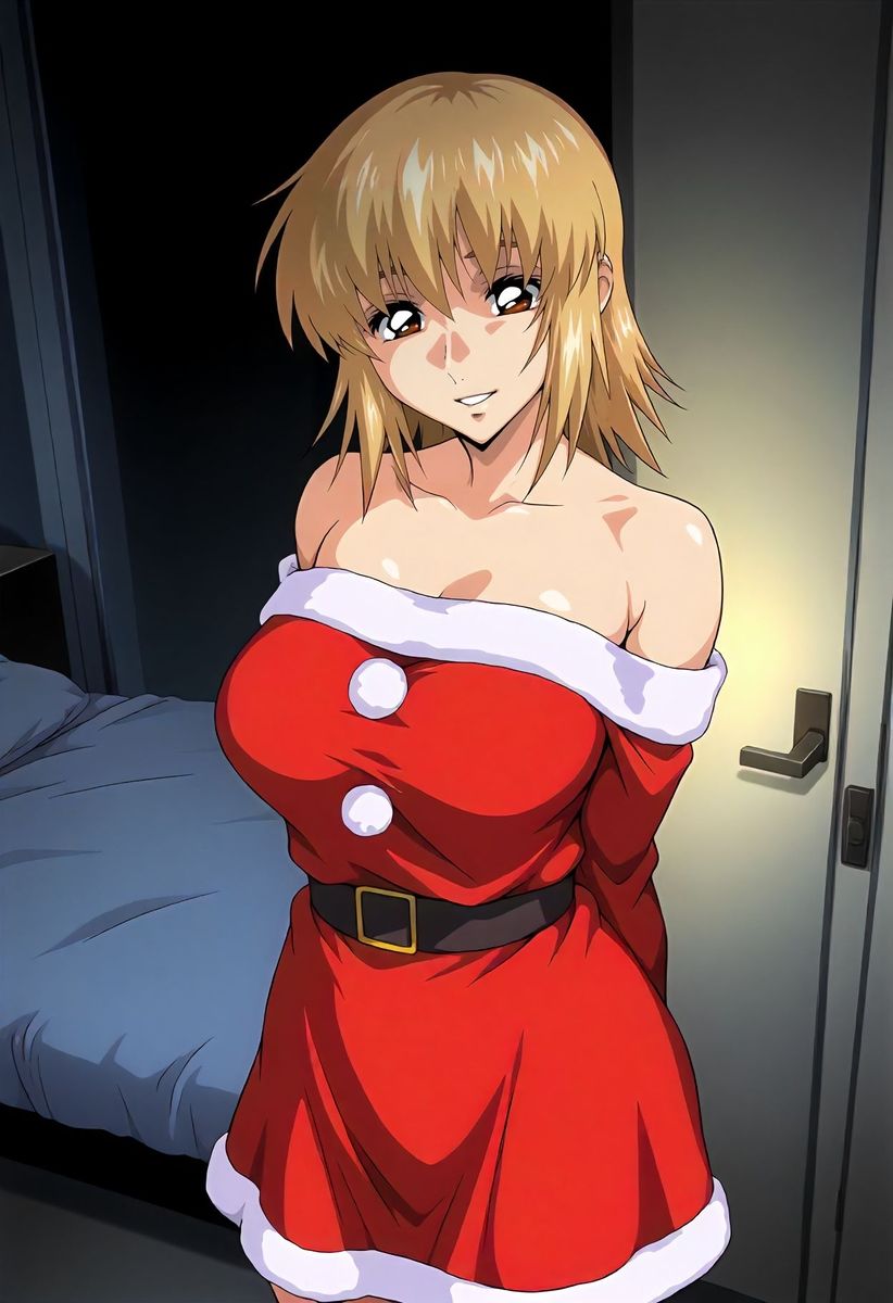 サンプル画像2:カ〇リ・ユラ・アスハコスプレの風俗【クリスマス筆おろし編】(赤理アカ) [d_514008]