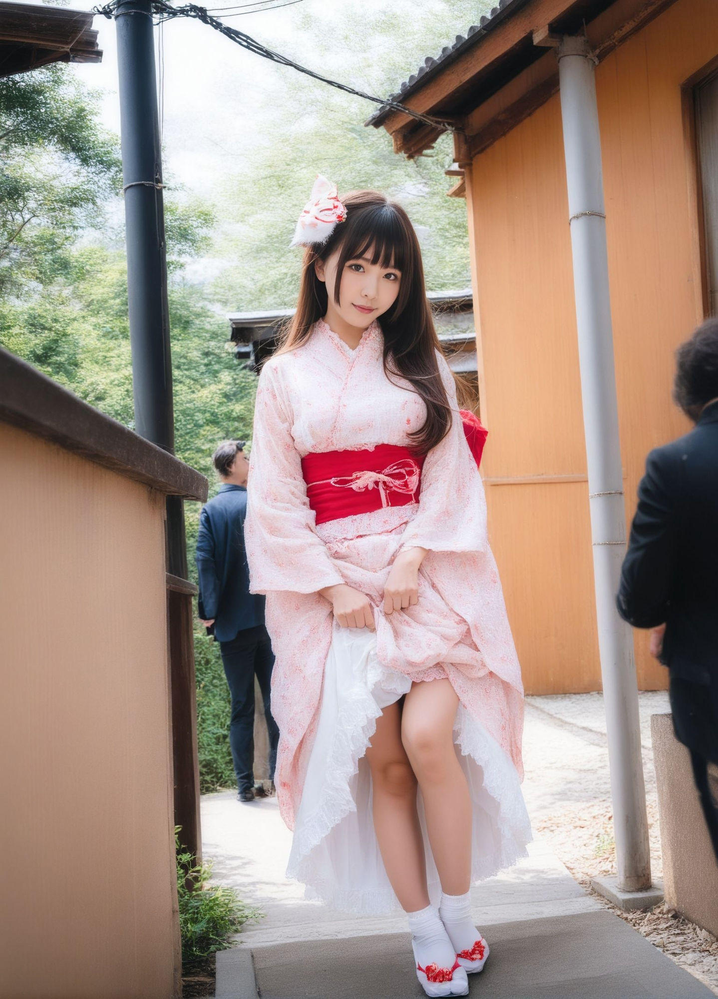 サンプル画像2:あんなこと、こんなこと、叶えてくれる和服美女の裏バイト1(AIドルオフィス) [d_514093]