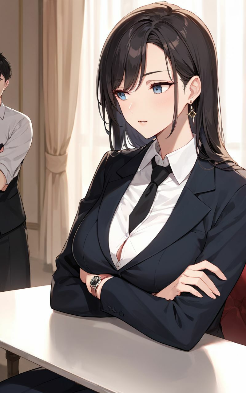 サンプル画像1:クールな新婚上司と相部屋出張(くりぼー) [d_514114]