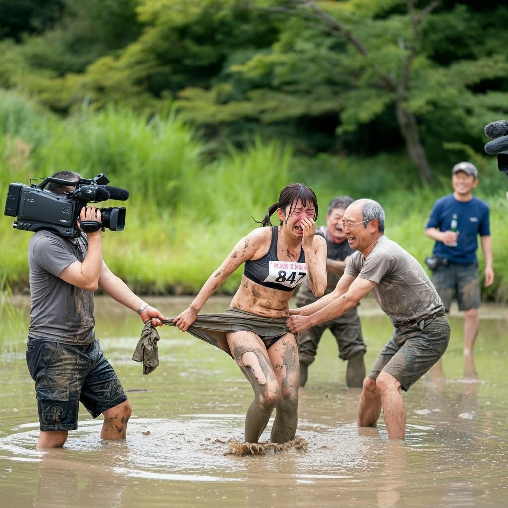 サンプル画像6:セクハラ×泣き顔 AI画像集 300枚超(リアルでおバカな羞恥シチュエーション製作所) [d_514187]