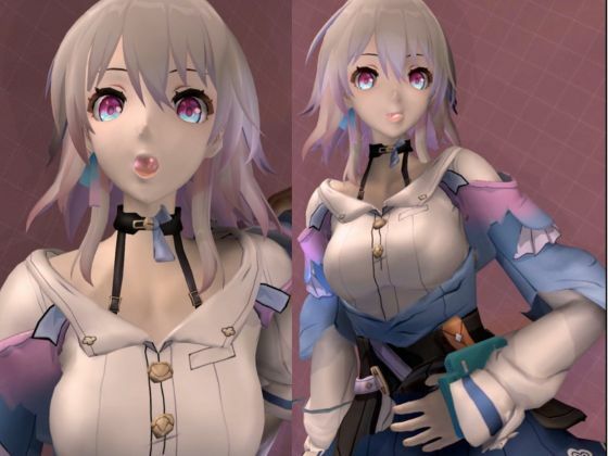 サンプル画像1:三月なのかは私の日でしょ！エチエチの思い出を記録する少女。崩壊スターレイル:崩スタ【総集編】(異世界転生) [d_514392]