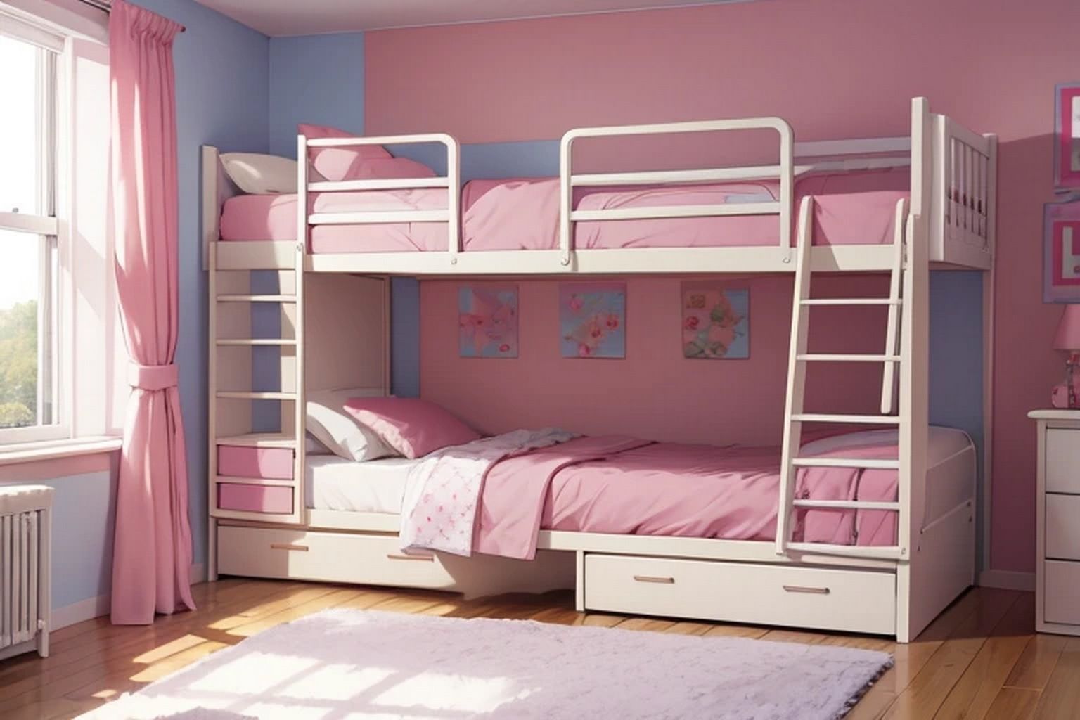 サンプル画像3:女の子の部屋  背景素材(豊川内角) [d_514442]