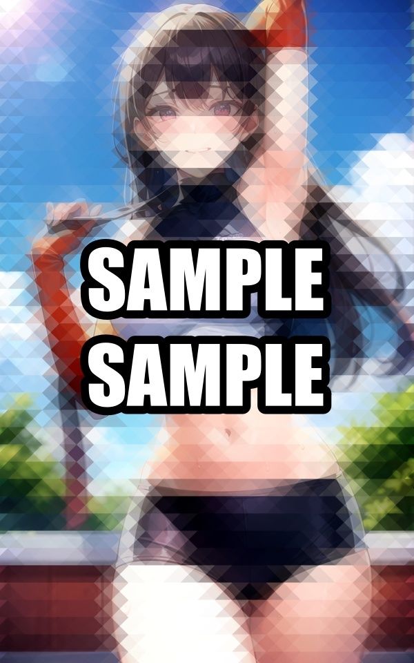 わき見せ陸上美女イラスト集の画像7