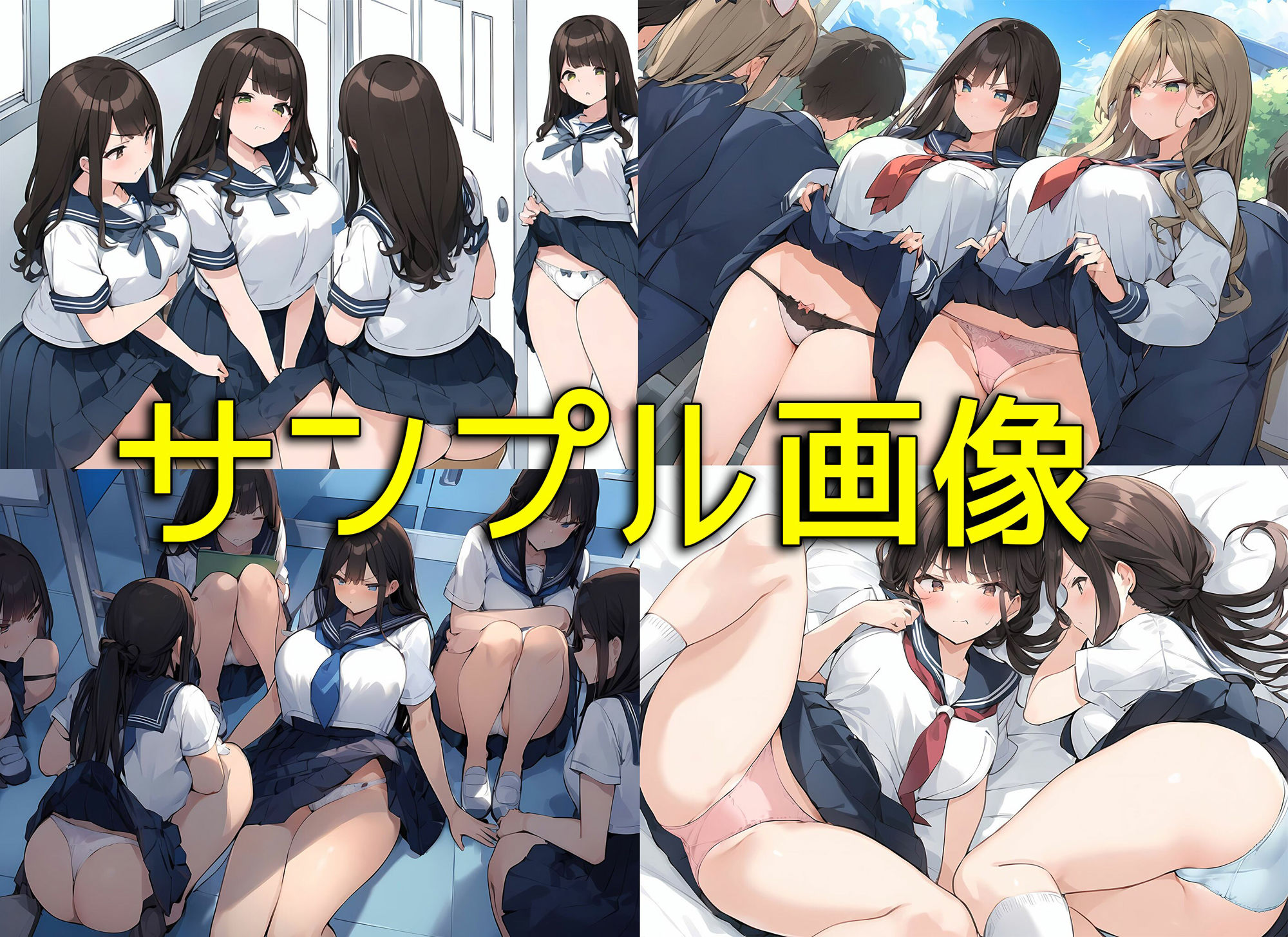 なんでうちのクラスの女子は皆して下着を見せてくるんだ3のサンプル画像 6