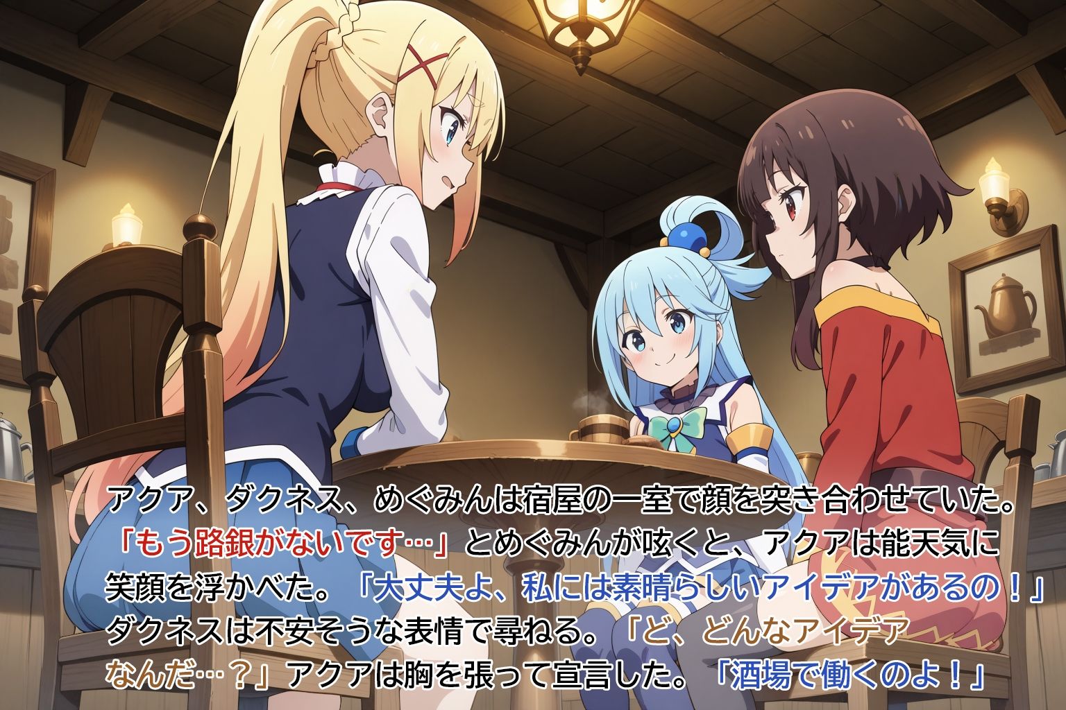 サンプル画像4:ア〇ア  路銀が無くなり酒場で接客エッチ(タカーノ) [d_514549]