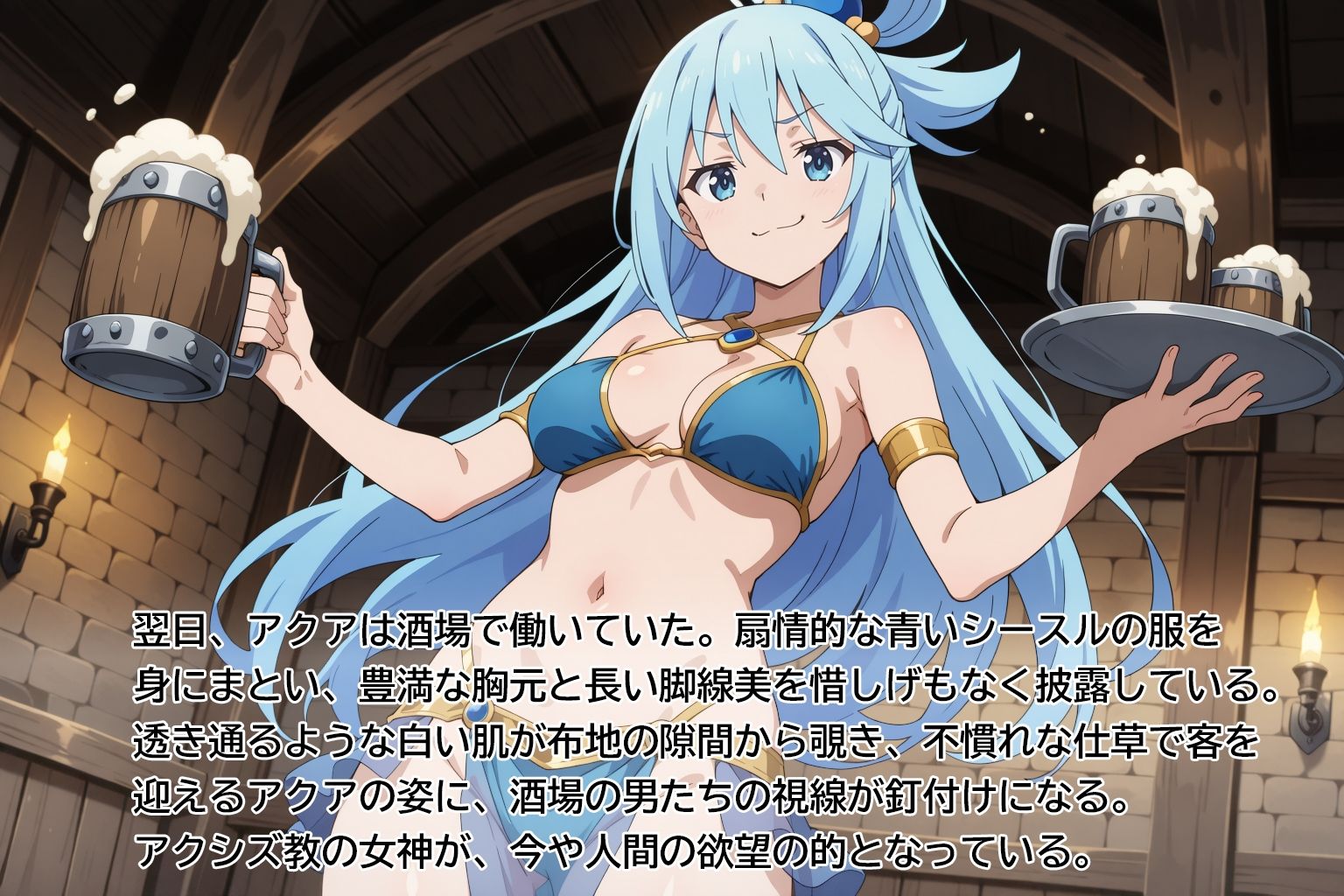 サンプル画像6:ア〇ア  路銀が無くなり酒場で接客エッチ(タカーノ) [d_514549]