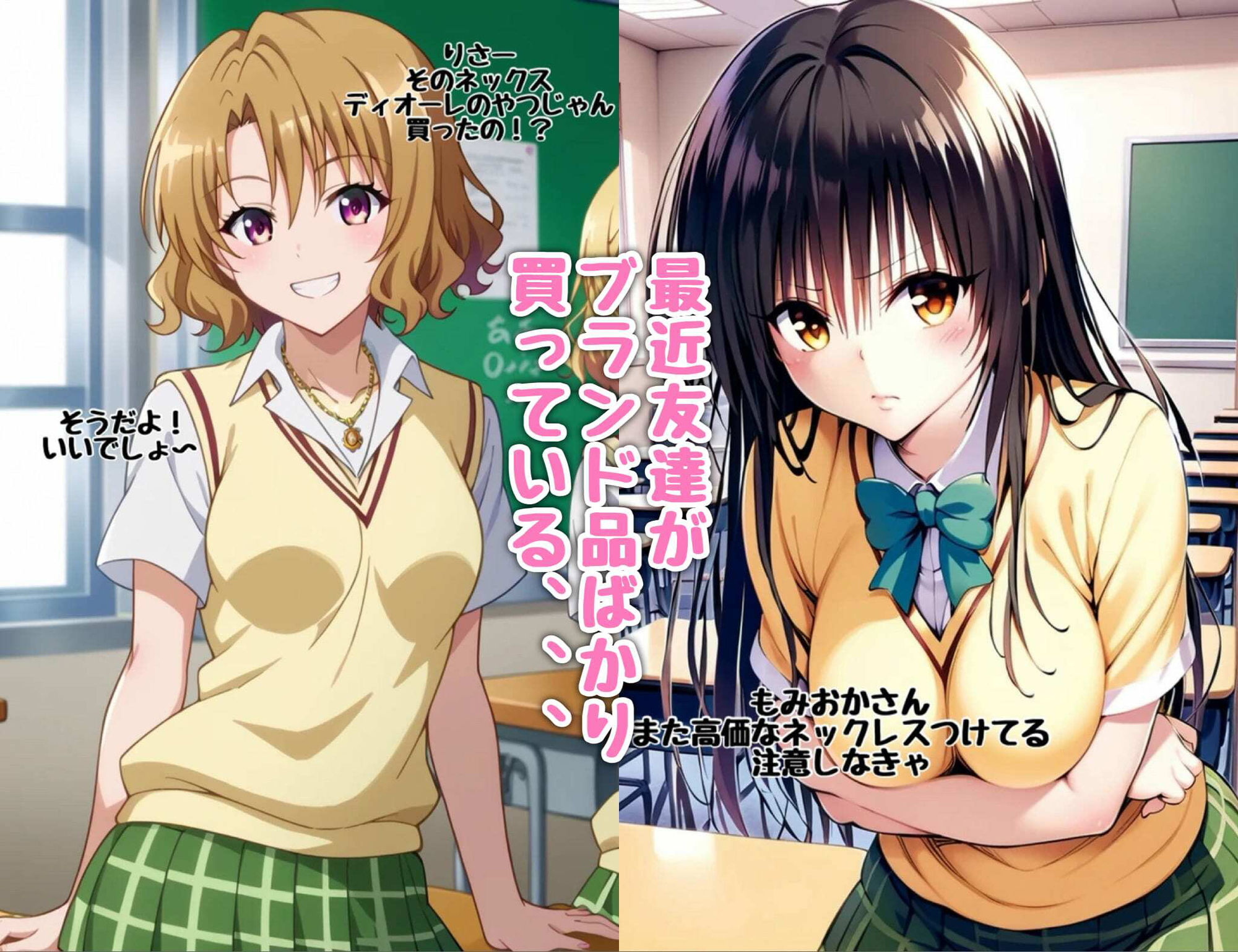 サンプル画像1:古手川さん、友達の代わりに援交デビュー(汁なし担々麺) [d_514576]