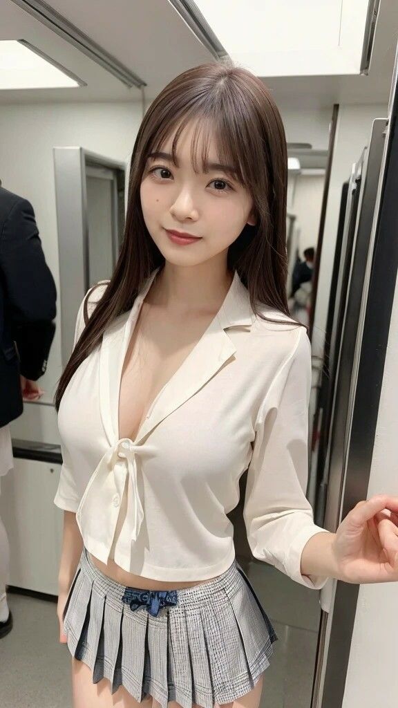 サンプル画像3:AI写真集グラビア45禁断の女子学生28:教室のきらめき笑顔がまぶしい少女たち(AIグラビアプロデューサー) [d_514668]