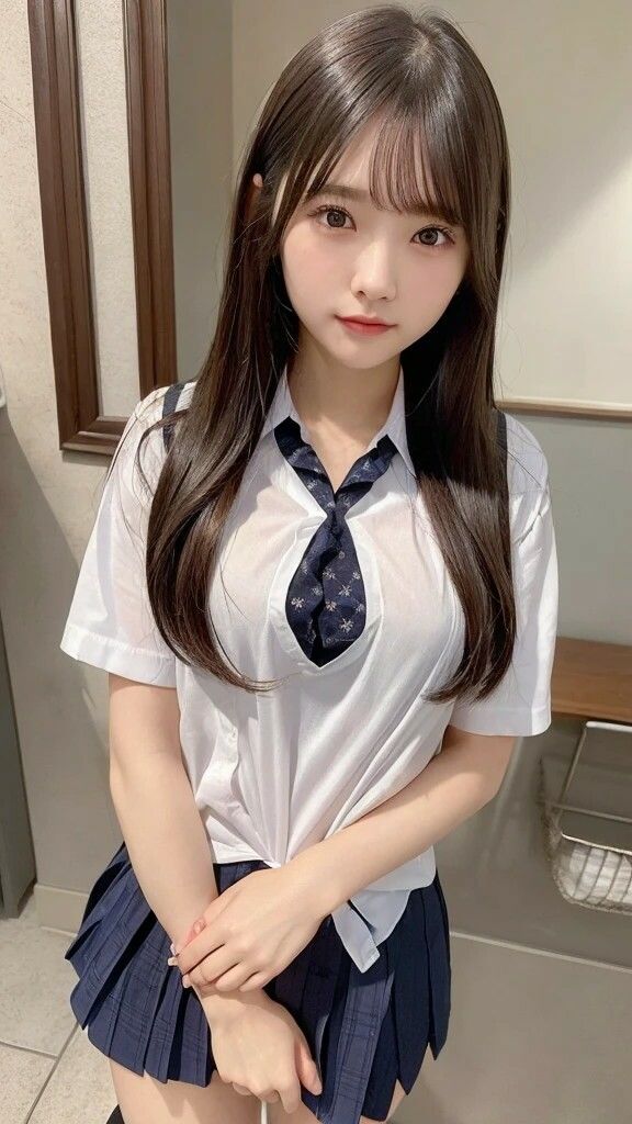 サンプル画像1:AI写真集グラビア46禁断の女子学生29:純白の放課後かわいさが詰まった青春(AIグラビアプロデューサー) [d_514674]