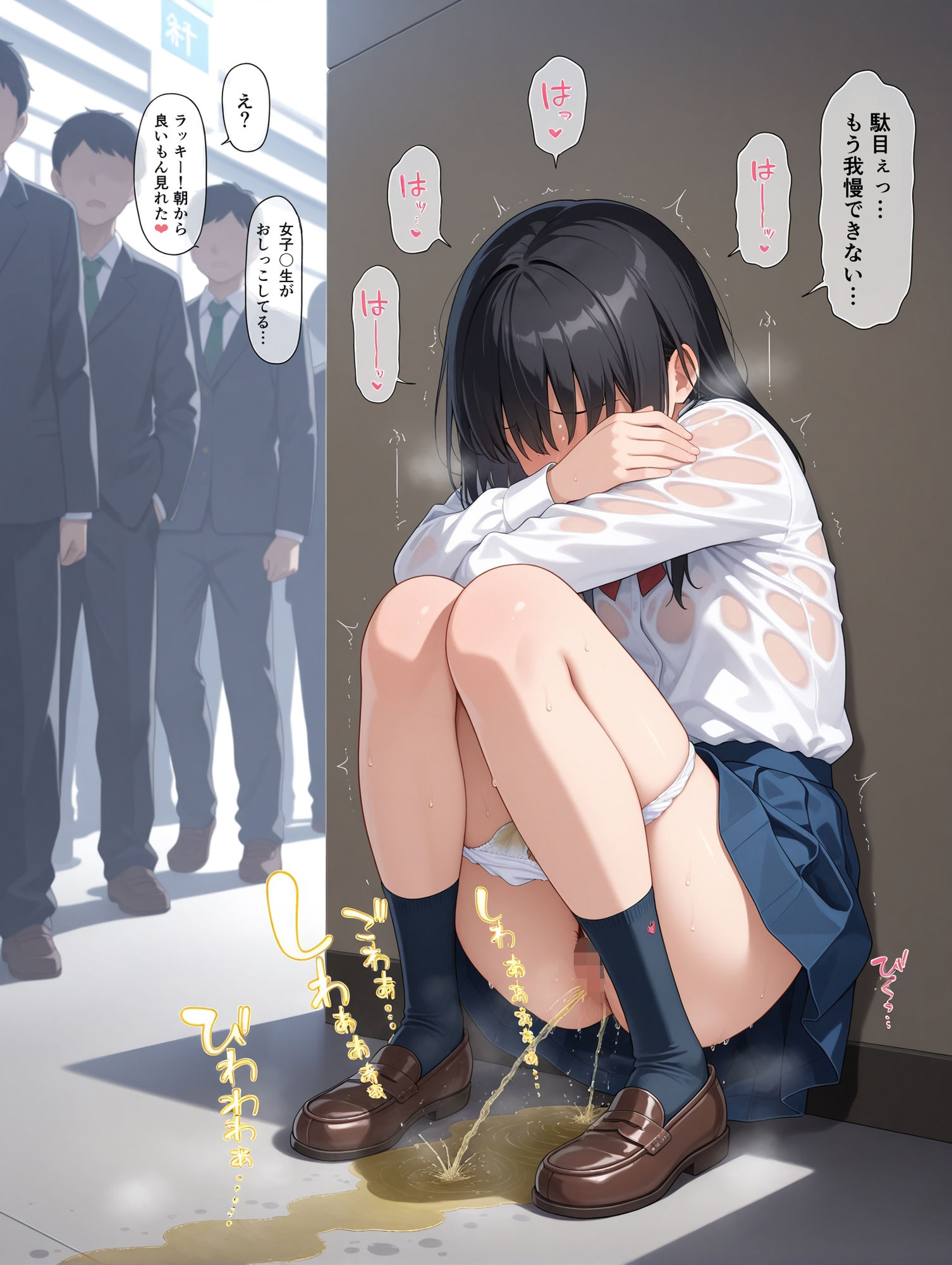 サンプル画像5:制服おしっこ  2(此処から) [d_514777]