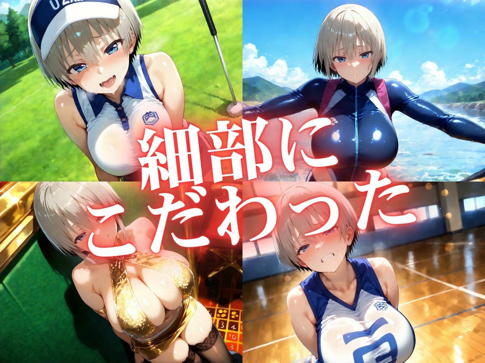 サンプル画像4:宇崎の裏側 私生活に隠された秘密の性癖(コスプレAI) [d_514888]