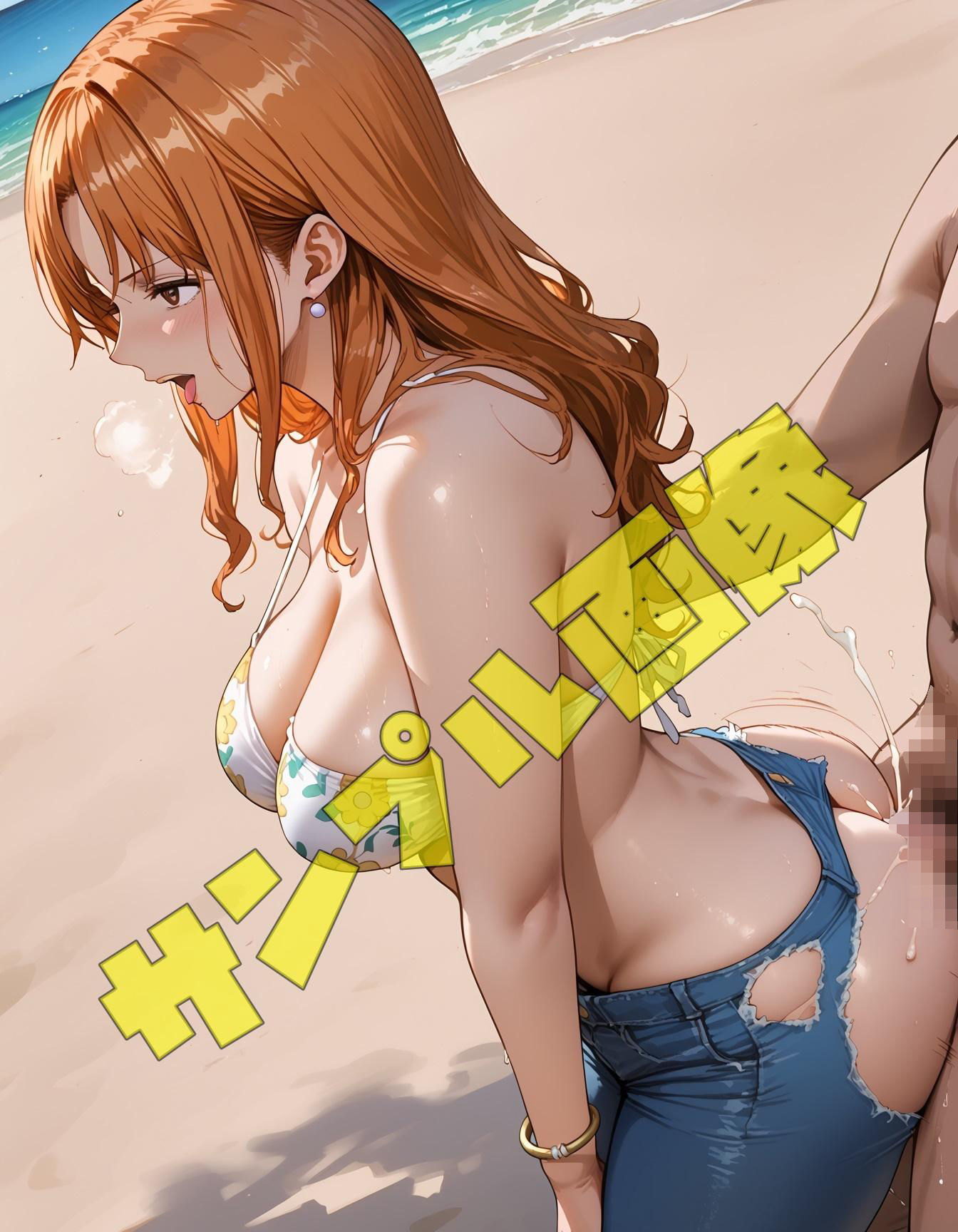 サンプル画像4:泥棒猫のビーチはサカり場 ACT.1(ツチノコ工房) [d_514959]