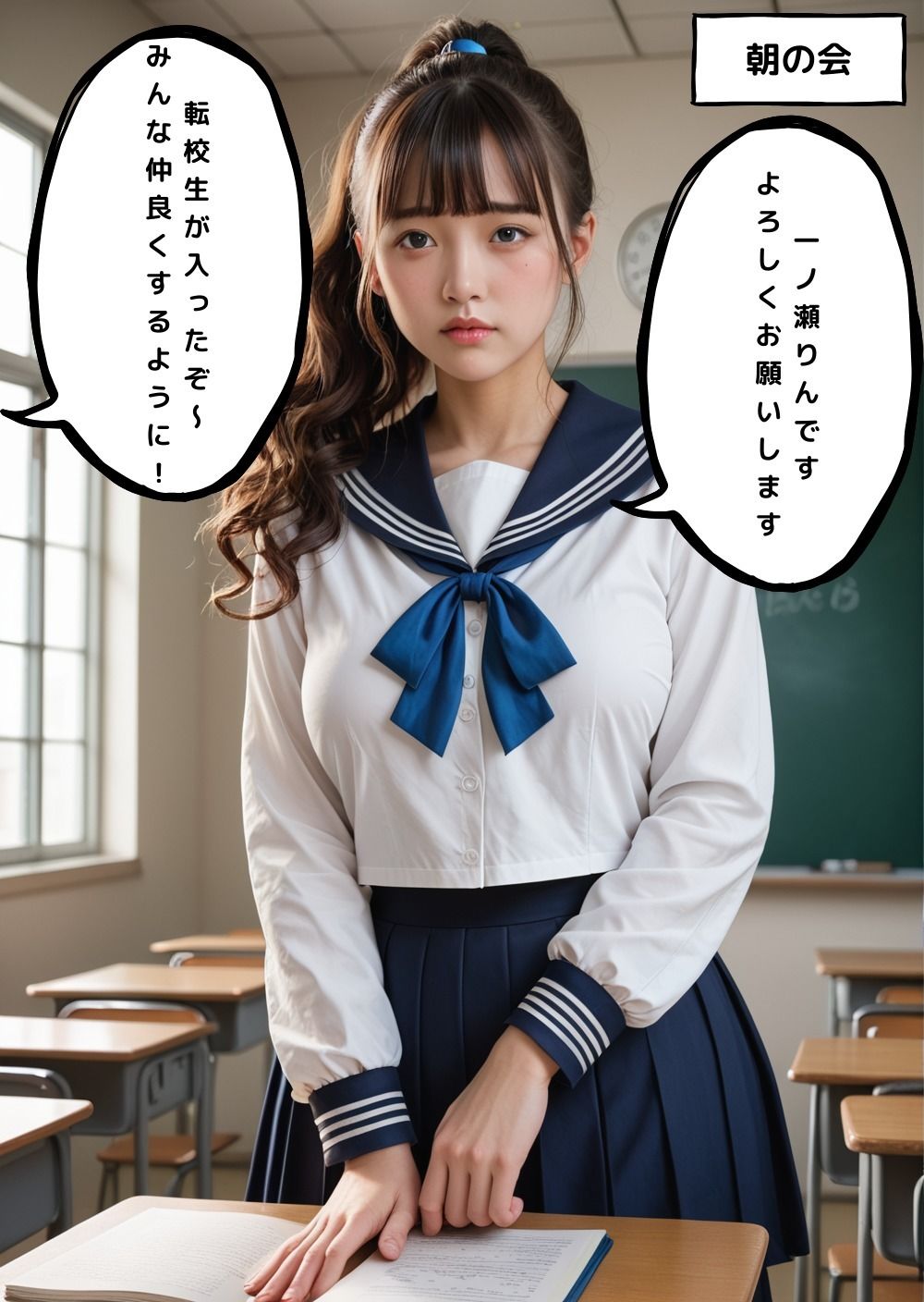 サンプル画像1:ヌレスケ//淫乱学園(AI濡れ場) [d_514982]