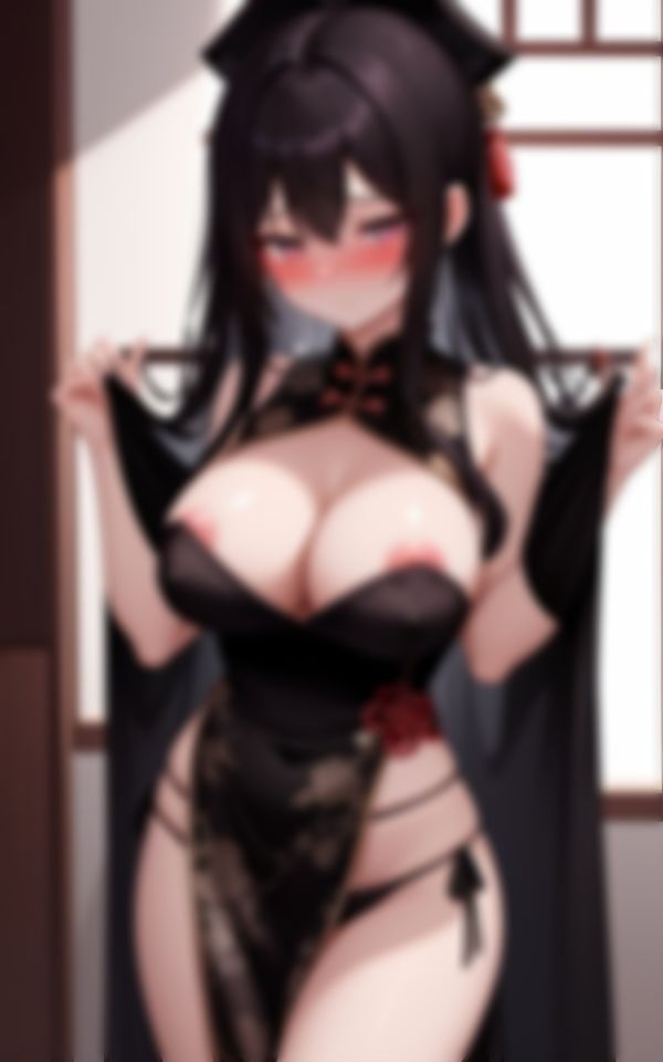 サンプル画像3:魅惑のチャイナドレスで誘惑してくる爆乳ビッチの天然美女(あい高画質出版) [d_514989]