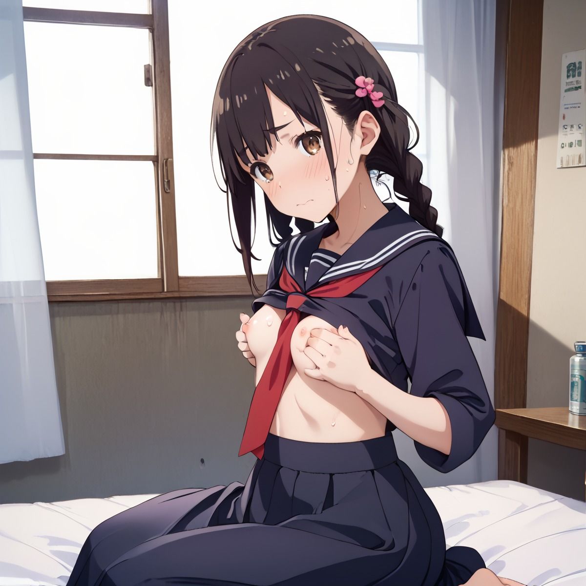 サンプル画像4:内気な少女の秘められたエロス2(貧乳っ子倶楽部) [d_515103]